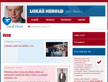 Tablet Screenshot of lukasherold.cz